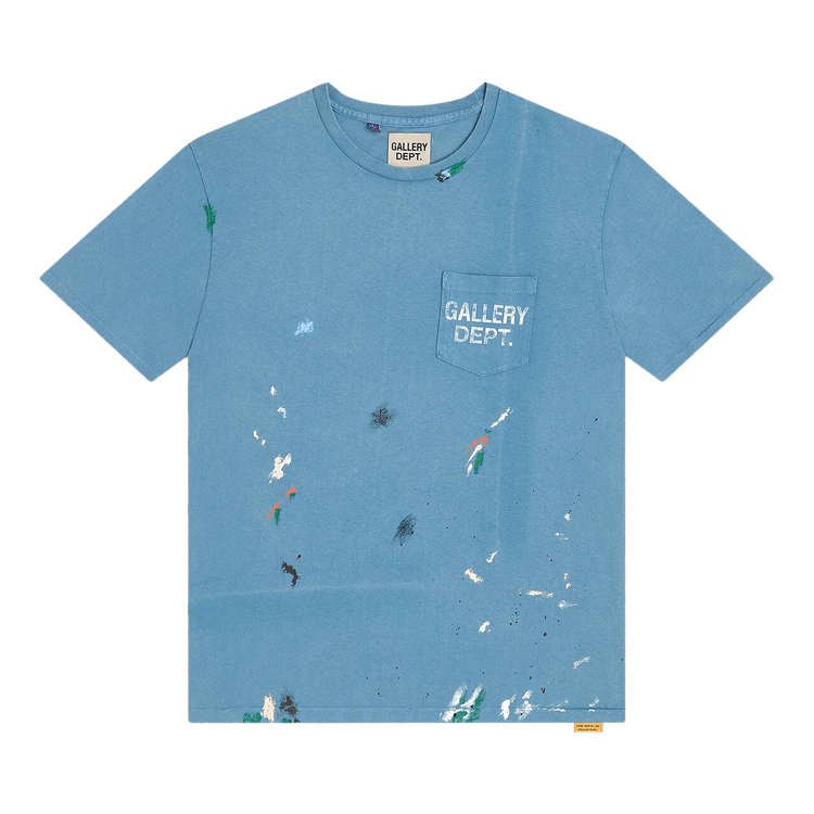 Gallery Dept. Vintage Logo Painted Tee "Dusty Blue"