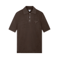 Bottega Veneta Slim Fit Polo Shirt "Dark Brown Melange"