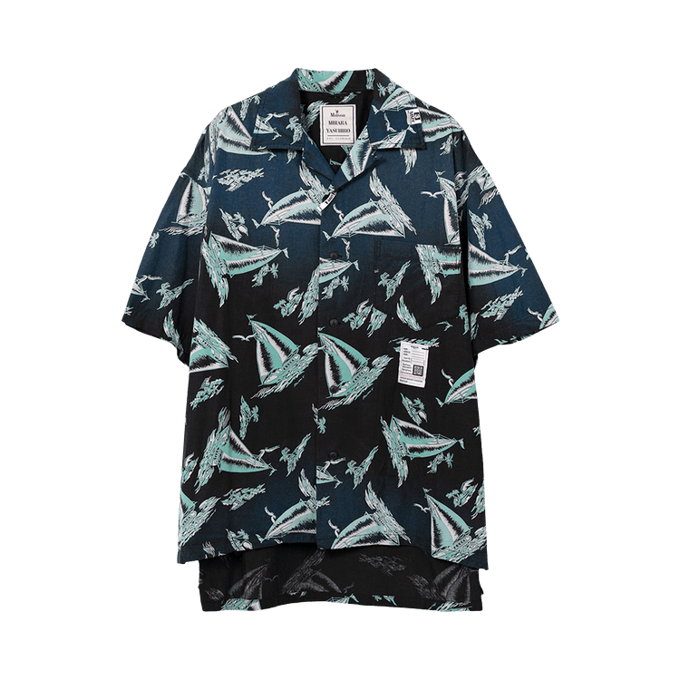 Maison Mihara Yasuhiro Vintage Like Aloha Short-Sleeve Shirt "Black"