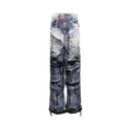 Maison Mihara Yasuhiro Trompe L"Oeil Parachute Pants "Navy'