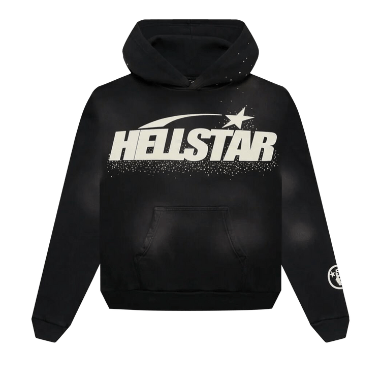 Hellstar Uniform Glitter Hoodie "Black"