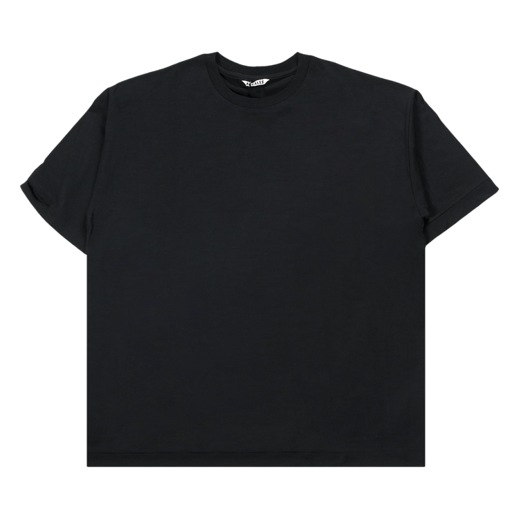 Auralee Super Soft Wool Jersey T-Shirt "Black"