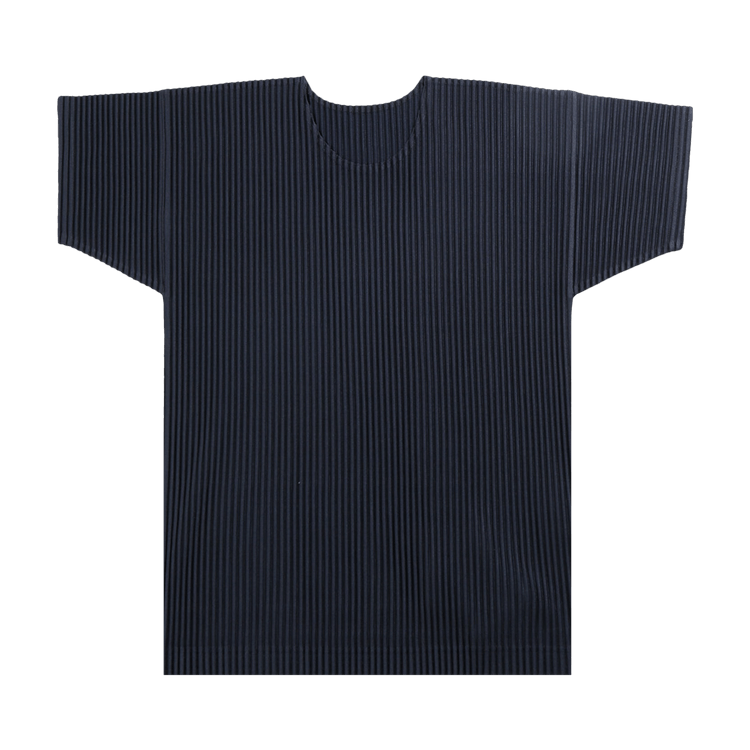 Homme Plissé Issey Miyake Basics T-Shirt "Navy"
