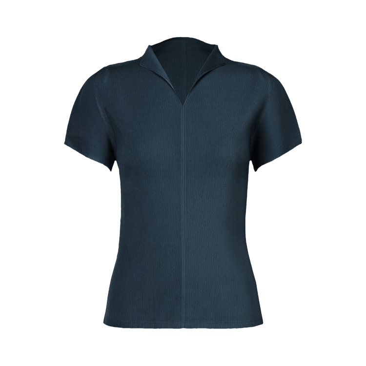 Pleats Please Issey Miyake Mist April Shirt "Greyish Navy"