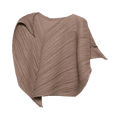 Pleats Please Issey Miyake Flare April Shirt "Greyish Brown"