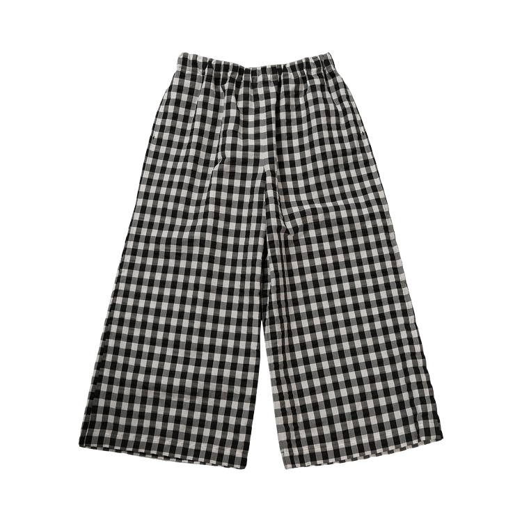 Tao Comme des Garçons Checked High Waist Wide Leg Pants "Black/White"