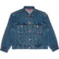 Supreme Studded Seam Denim Trucker Jacket "Blue"