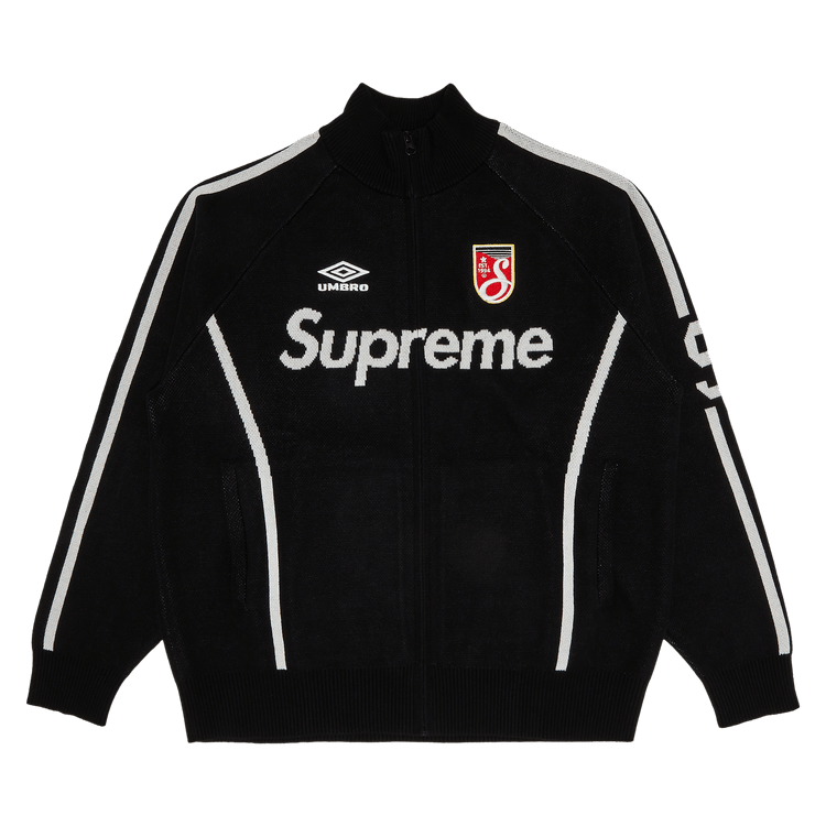 Supreme x Umbro Zip Up Sweater "Black"