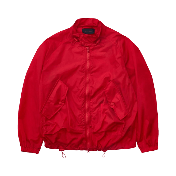 Simone Rocha Embroidered Drawstring Detail Harrington Jacket "Red"