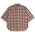 Willy Chavarria Hacienda Short-Sleeve Shirt "Brown"