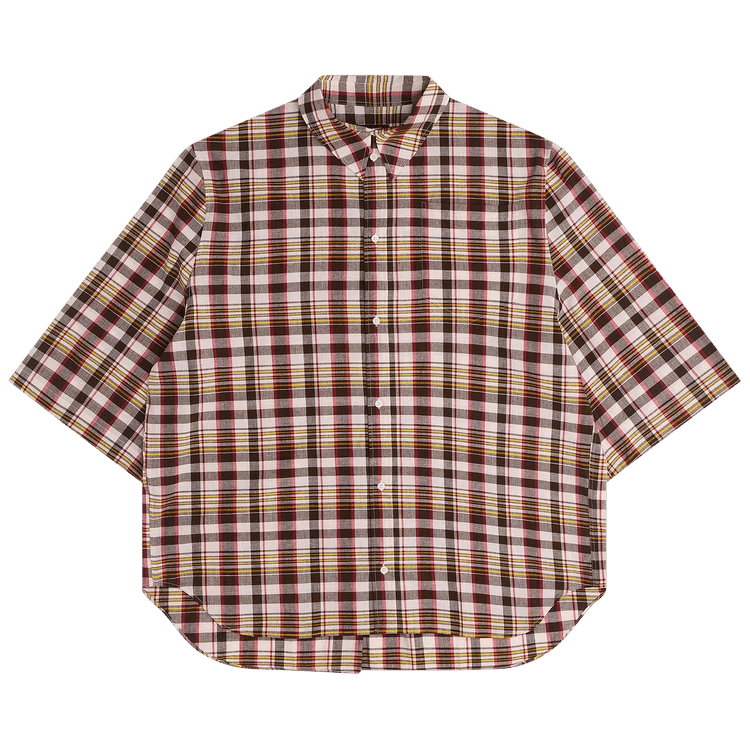 Willy Chavarria Hacienda Short-Sleeve Shirt "Brown"