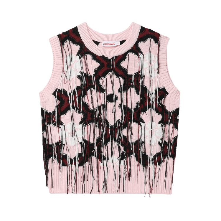 Charles Jeffrey Loverboy Guddle Vest "Pink"