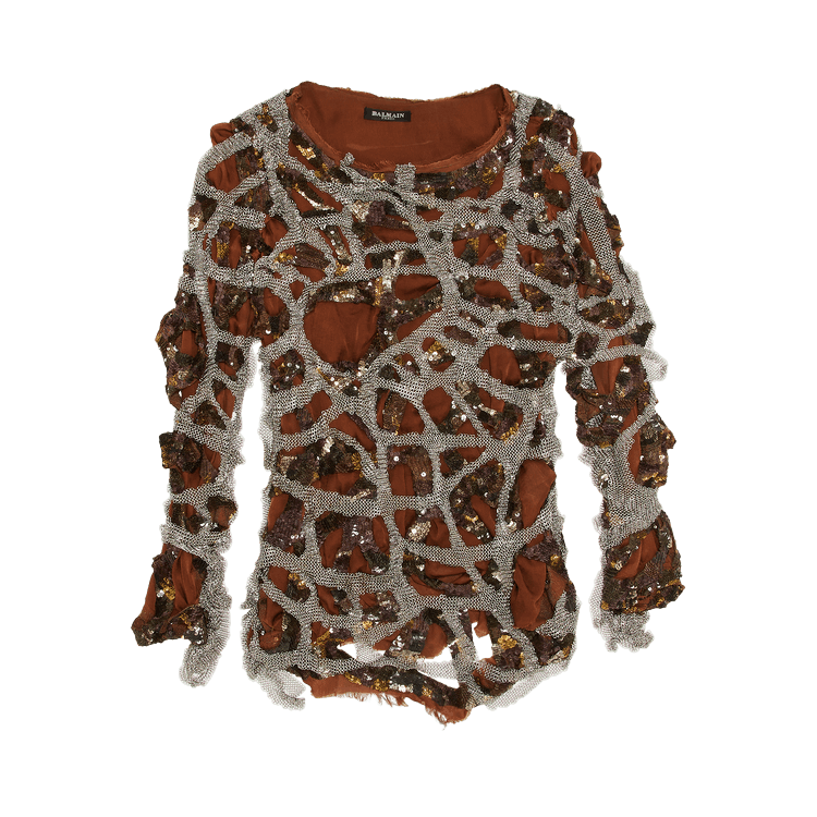 Balmain Chainmail Top "Brown"
