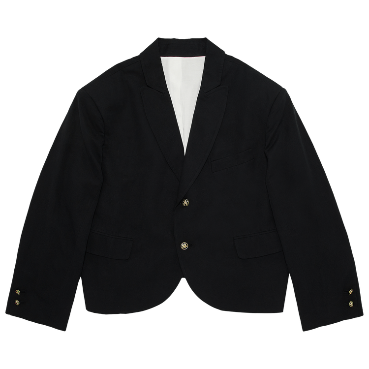 Willy Chavarria Box Cutter Blazer "Black"