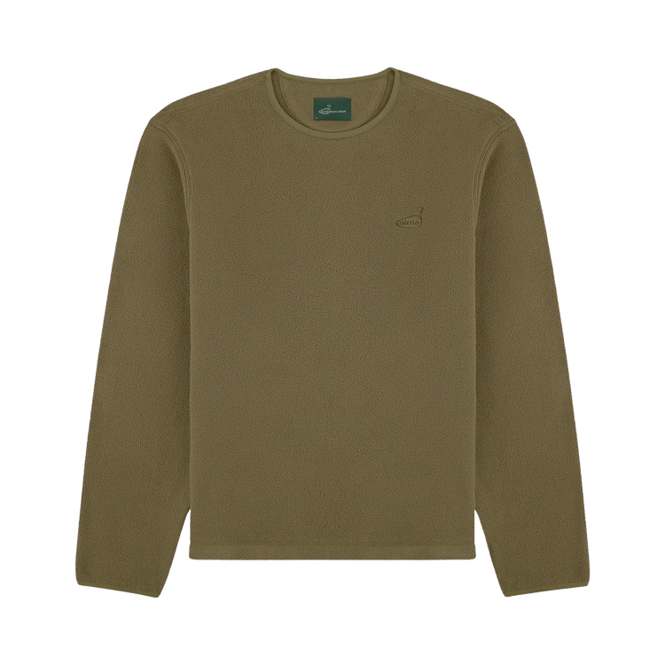 Aimé Leon Dore Golf Long-Sleeve Fleece Tee "Winter Moss"