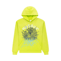 Sp5der Og Web V2 Gradient Hoodie "Acid Green"