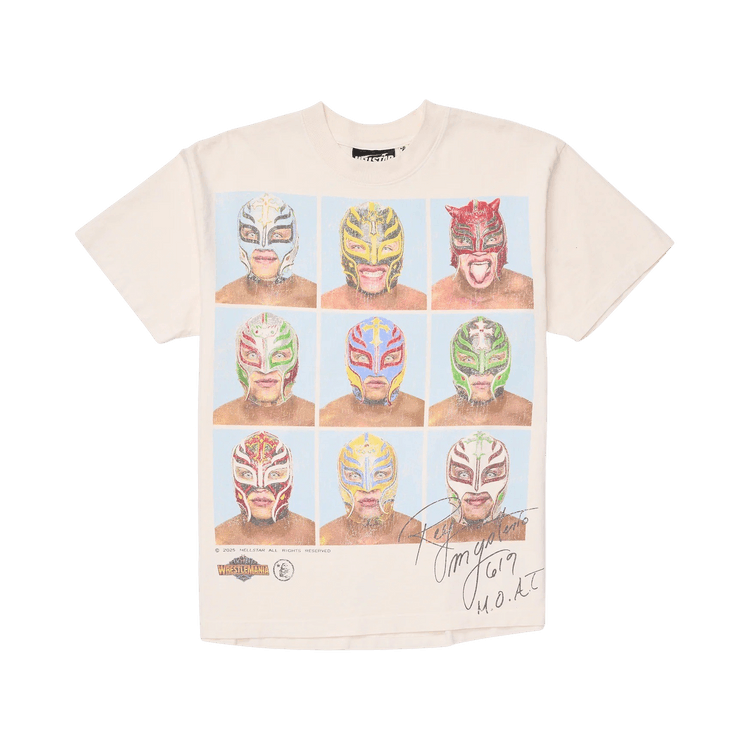 Hellstar x WWE Rey Mysterio T-Shirt "White"