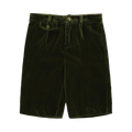 Gucci Kids Pleated Velvet Shorts "Green"