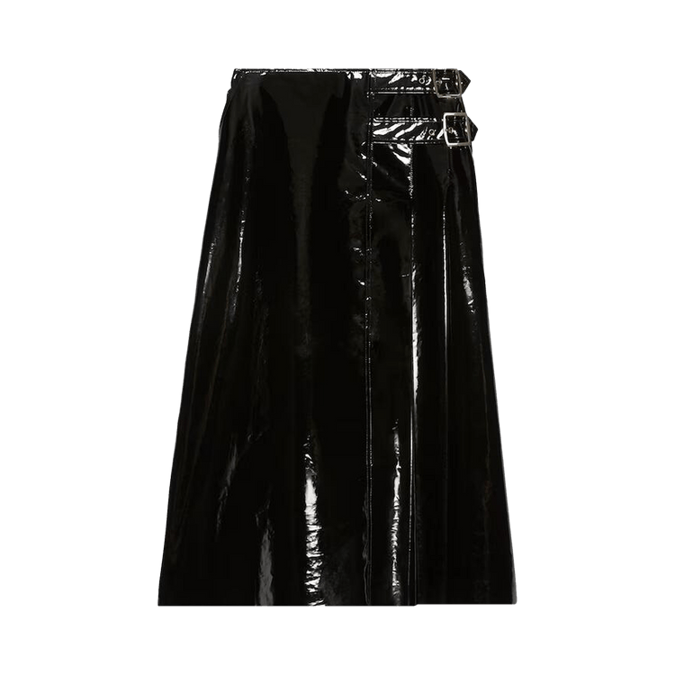 Gucci Vinyl Effect Skirt "Black"