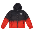 The North Face 1996 Retro Nuptse Dip Dye Jacket "Fiery Red"