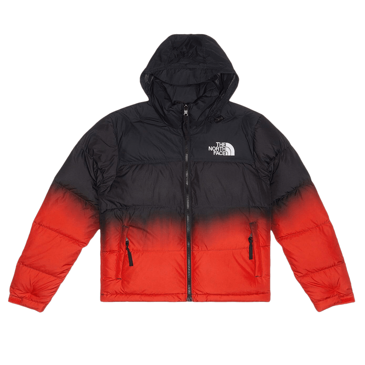 The North Face 1996 Retro Nuptse Dip Dye Jacket "Fiery Red"