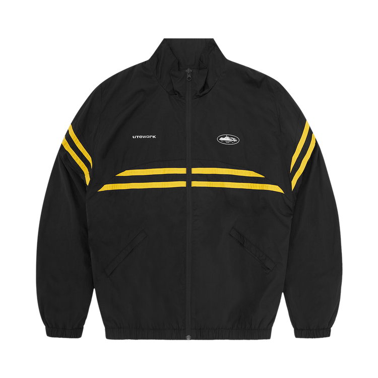 Corteiz Striped Litework Jacket "Black"