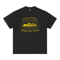 Corteiz OG Alcatraz Tee "Black/Yellow"