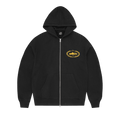 Corteiz Superior Royale Zip Hoodie "Black/Yellow"