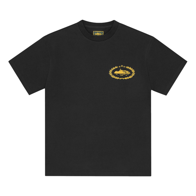 Corteiz Royale Heavyweight Tee "Black/Yellow"