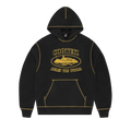 Corteiz Alcatraz Contrast Hoodie "Black/Yellow"