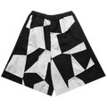 Comme des Garçons Black Patchwork Elastic Shorts "Black"