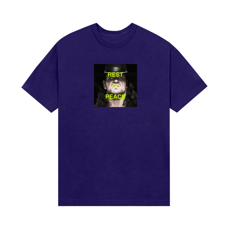 Anti Social Social Club x WWE You Will Rest In Peace Tee "Purple"