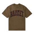 Market Tree Bark Arc T-Shirt "Brown"