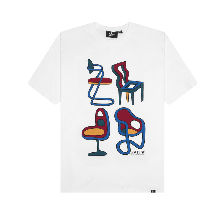 Parra Unreasonable Chairs T-Shirt "White"