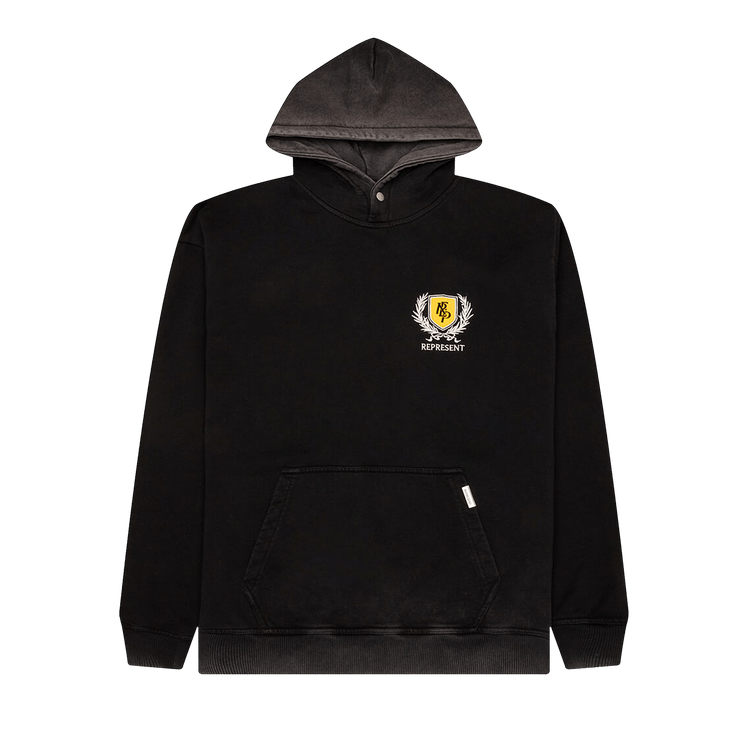 Represent Clo Crest Hoodie "Vintage Black"