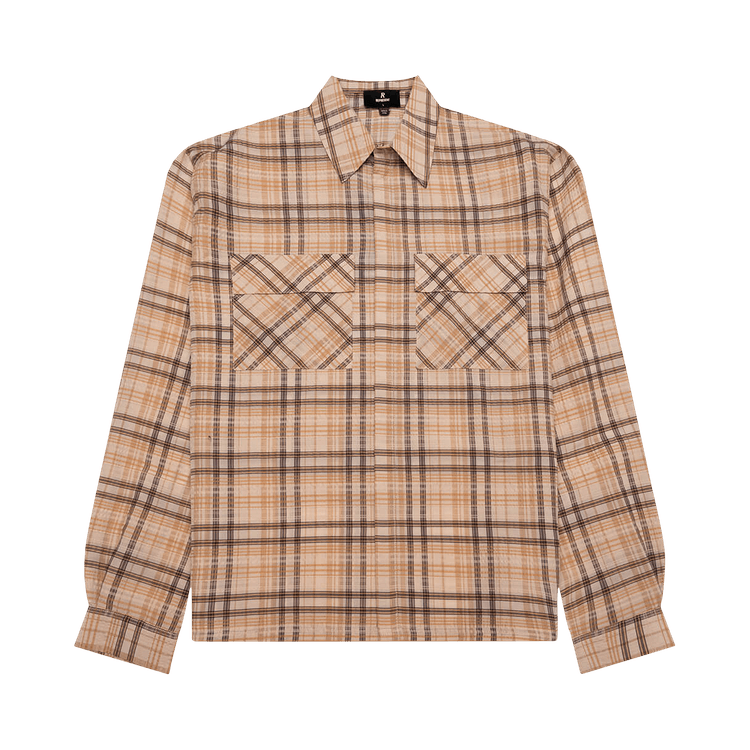 Represent Clo Sheer Flannel Shirt "Brown Checker"