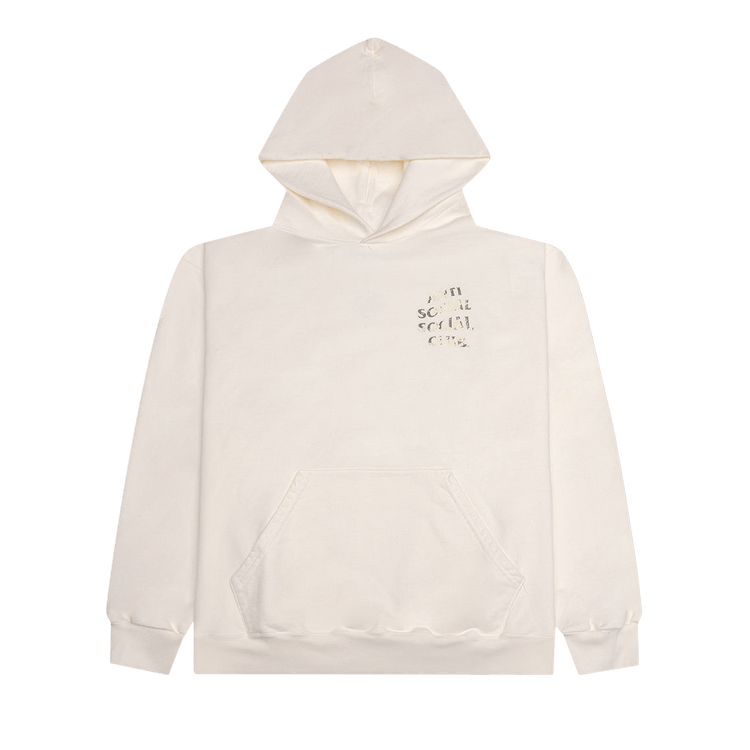 Anti Social Social Club Mind Game Weathered Hoodie "Natural"