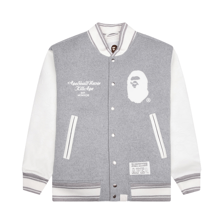 BAPE Varsity Jacket "Grey"