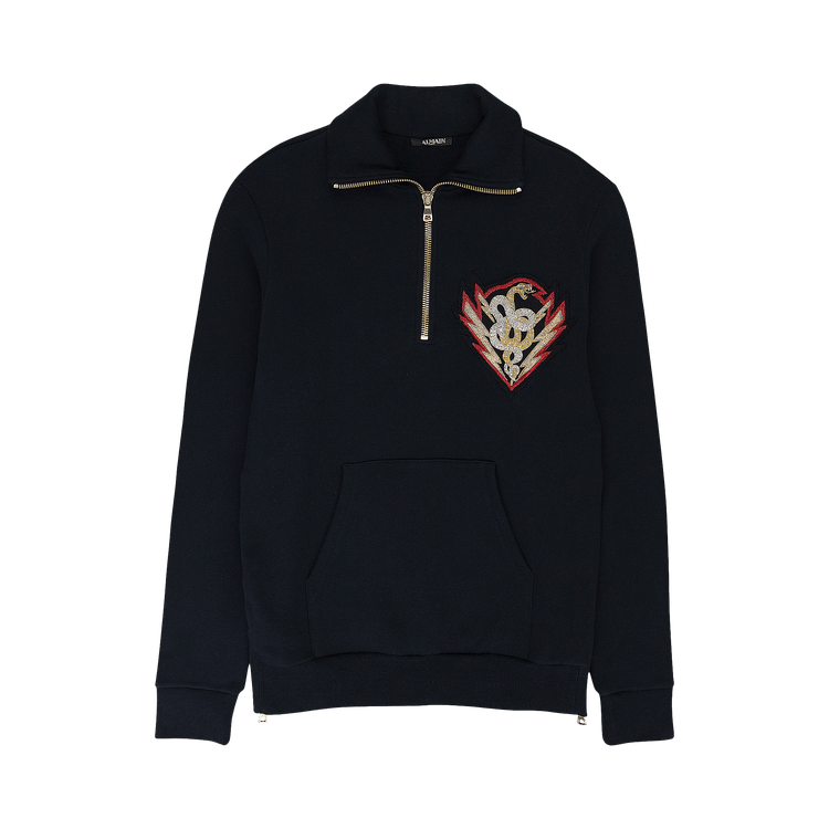 Balmain Embroidered Sweatshirt "Navy"