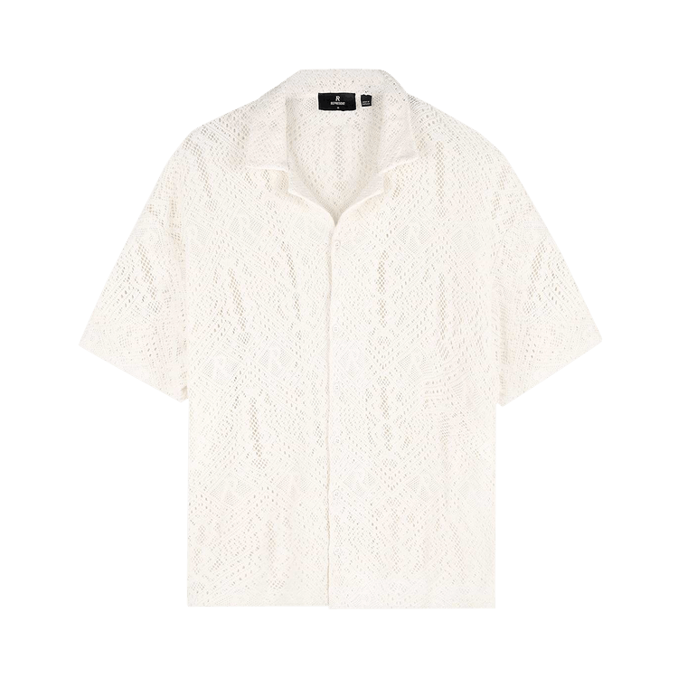 Represent Clo All Over Crochet Shirt "Off White"