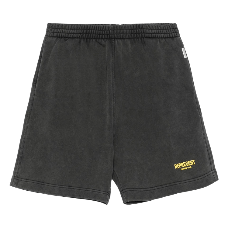 Represent Clo Owners Club Shorts "Vintage Grey/Yellow"