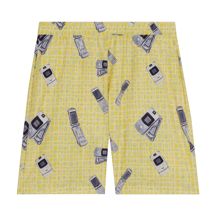 3.PARADIS Cell Phones Swim Shorts "Yellow"