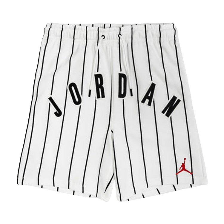 Air Jordan Brooklyn Fleece Striped Diamond Short "Summit White/Off Black"