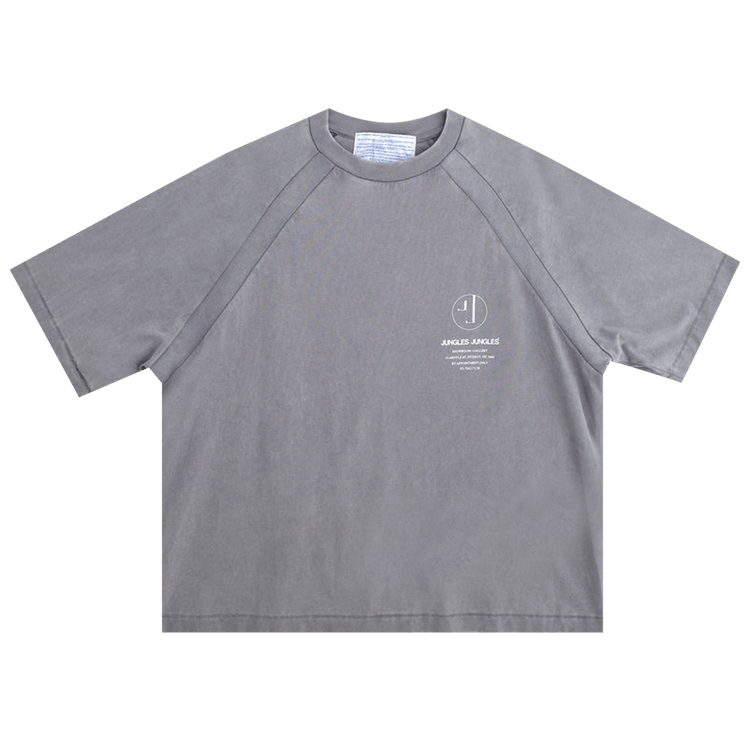 Jungles Appointment Only Raglan Tee "Mineral Grey"