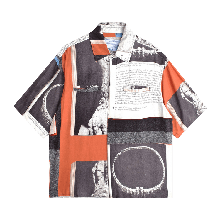 Jungles Prehistoric Button Up Shirt "Multicolor"