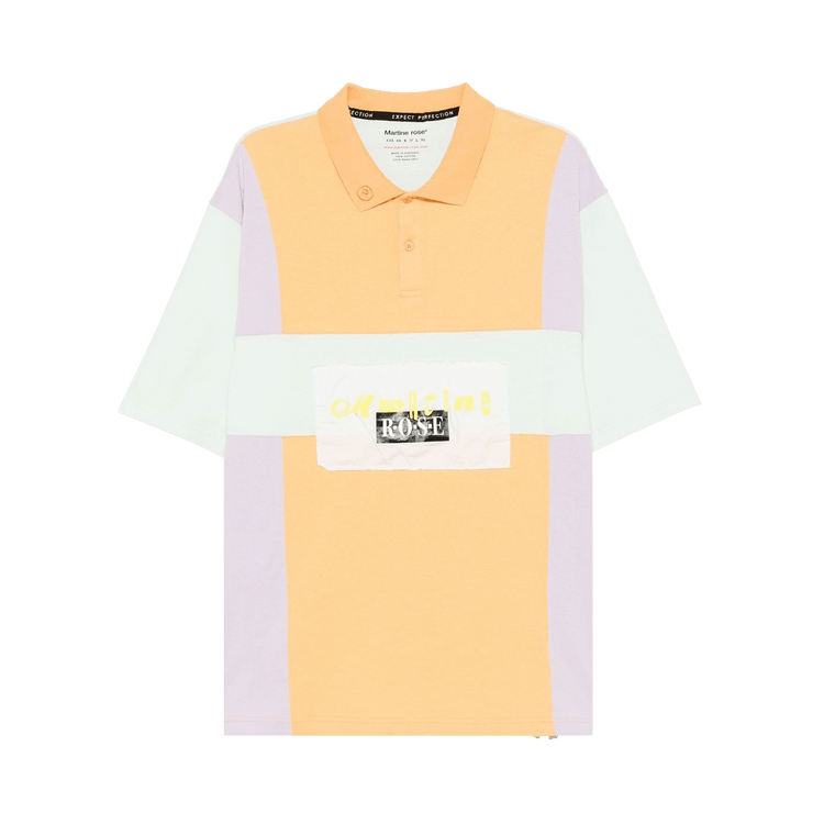 Martine Rose Oversized Panelled Polo "Multicolor"