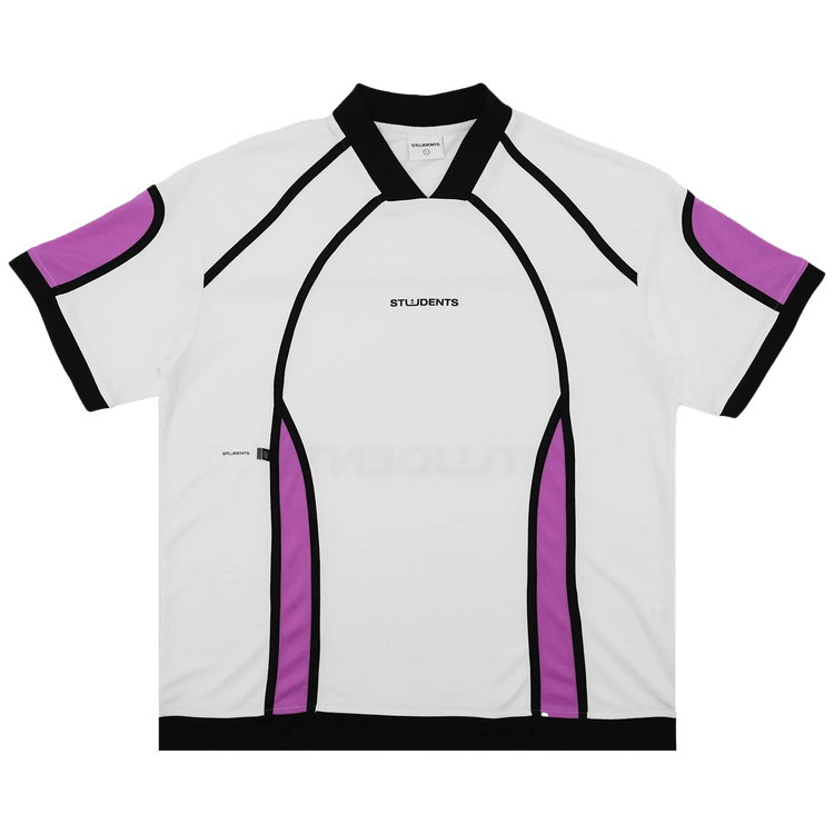Students Neville Short-Sleeve Mesh Jersey Polo "White"