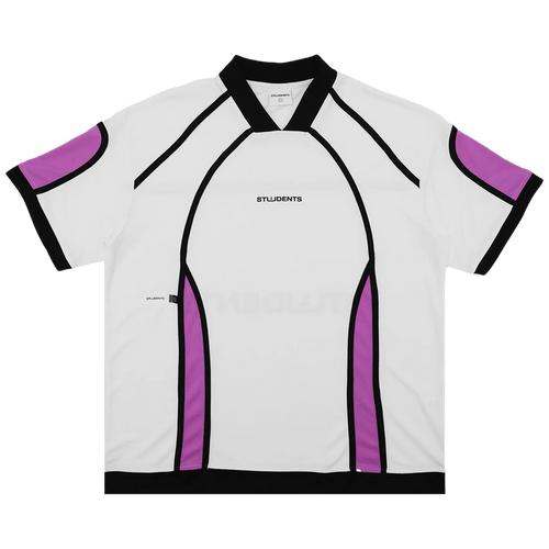 Students Neville Short-Sleeve Mesh Jersey Polo "White"