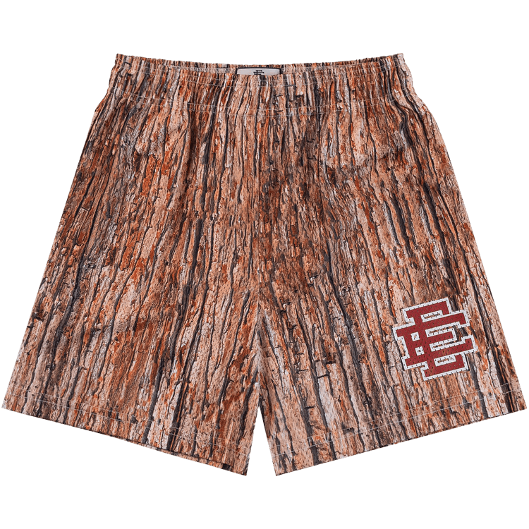 Eric Emanuel EE Basic Shorts "Brown Bark/Red"
