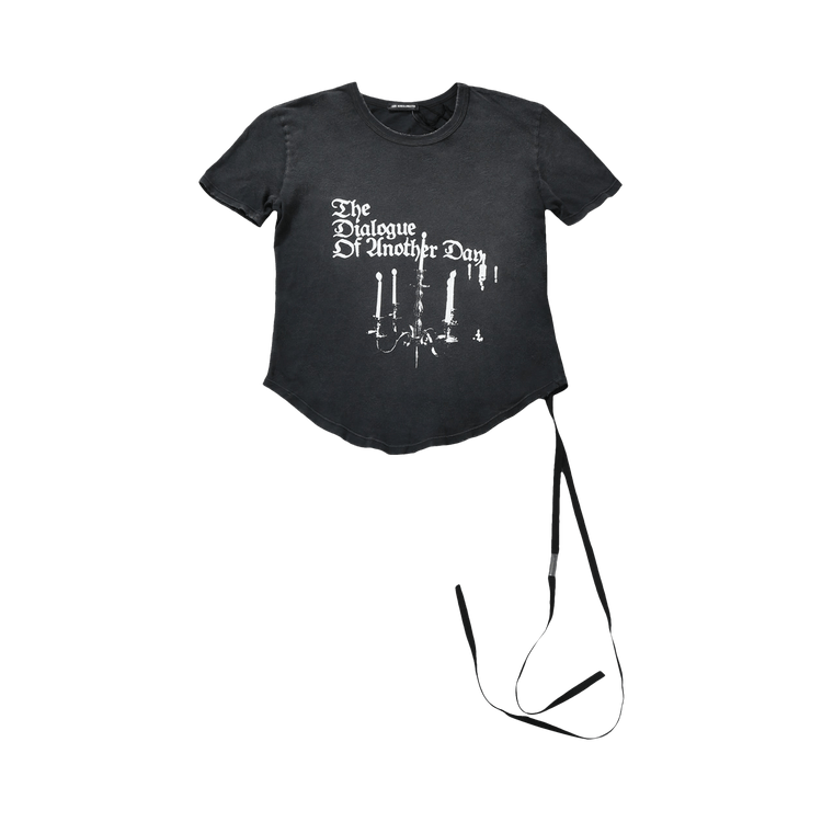 Ann Demeulemeester Floor Micro T-Shirt "Faded Black"